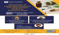 وبینار بین المللی تحت عنوان Integration of Traditional Medicine into Mainstream Medicine: Executive Steps