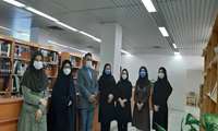بازدید مدیریت اطلاع رسانی پزشکی و منابع علمی از کتابخانه های تابعه دانشگاه