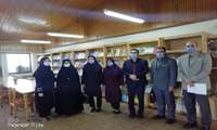 بازدید مدیریت اطلاع رسانی پزشکی و منابع علمی دانشگاه از کتابخانه دانشکده بهداشت