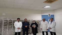 بازدید اعضای کمیته تخصصی اخلاق در کار با حیوانات آزمایشگاهی دانشگاه از مرکز پرورش، نگهداری و استفاده از حیوانات آزمایشگاهی دانشکده داروسازی