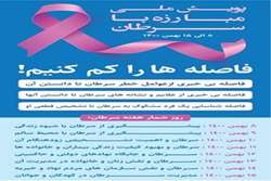 شعار پویش ملی مبارزه با سرطان «فاصله ها را کم کنیم» اعلام شد