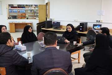 بازدید مدیر اطلاع رسانی پزشکی و منابع علمی از کتابخانه دانشکده دنداپزشکی  