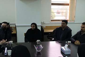 بازدید مدیر اطلاع رسانی پزشکی و منابع علمی از کتابخانه دانشکده دنداپزشکی  