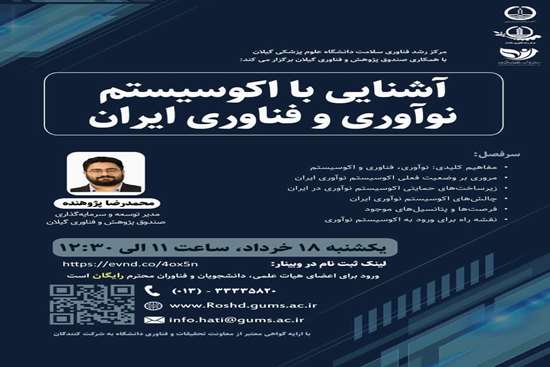  آشنایی با اکوسیستم نوآوری و فناوری ایران 